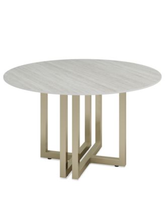 30" Emila Round Sintered Stone Dining Table, Created for Macy's 