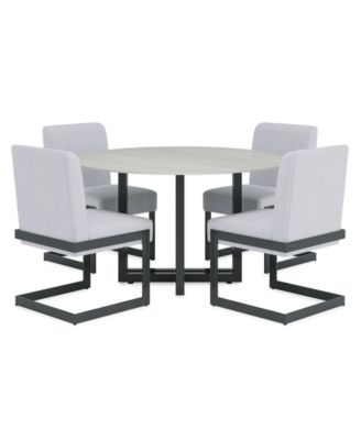 Emila 5-Pc. Dining Set (Round Table & 4 Chairs), Created for Macy's