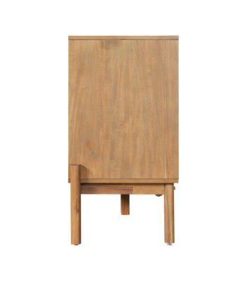 Vintage Sideboard Buffet Cabinet, 56.8" W, 4-Door Storage