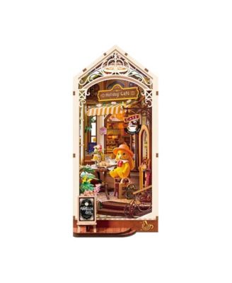 DIY 3D Book Nook Kit: Holiday Cafe 171 pieces