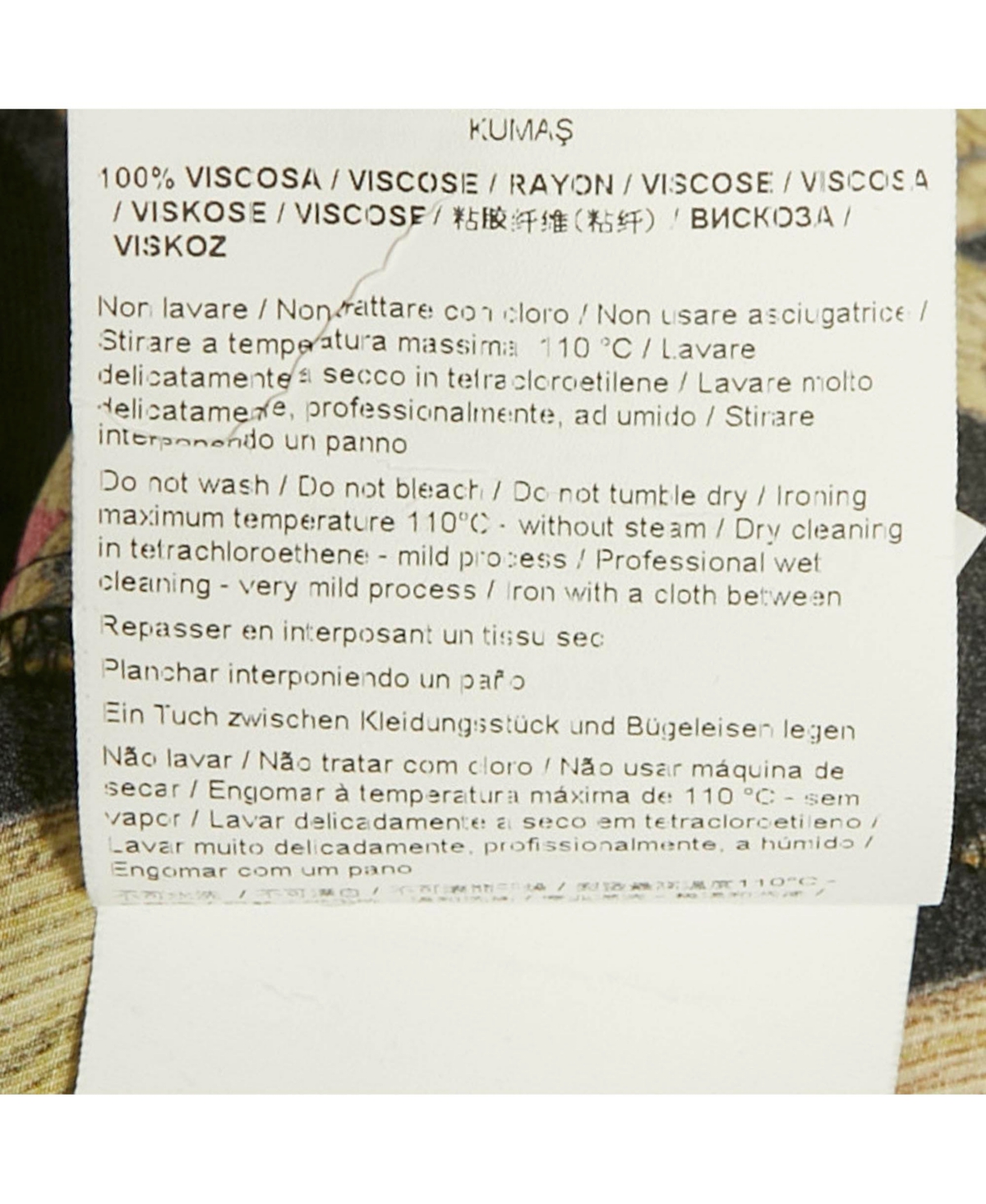 Pre-Owned Versace Women's Jeans Couture Multicolor Baroque Print Viscose Full Sleeve Shirt