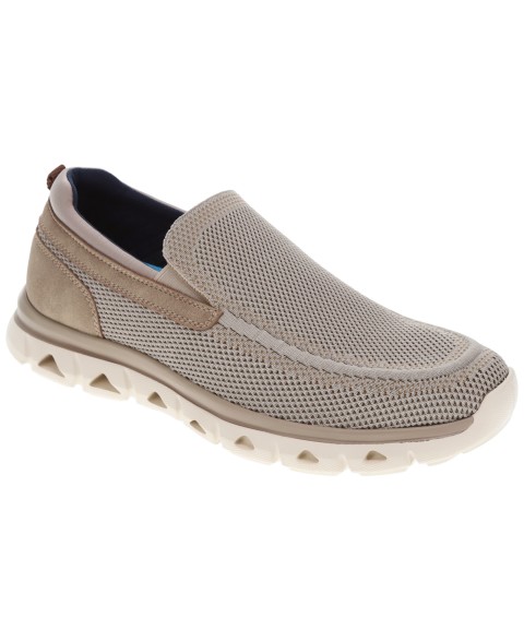 Мужские Dockers Men's Caden Knit & Synthetic Leather Casual Slip-On Loafer Shoes