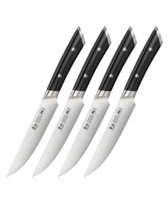 Helena Series Steel 4-Pc. Fine-Edge Steak Knife Set