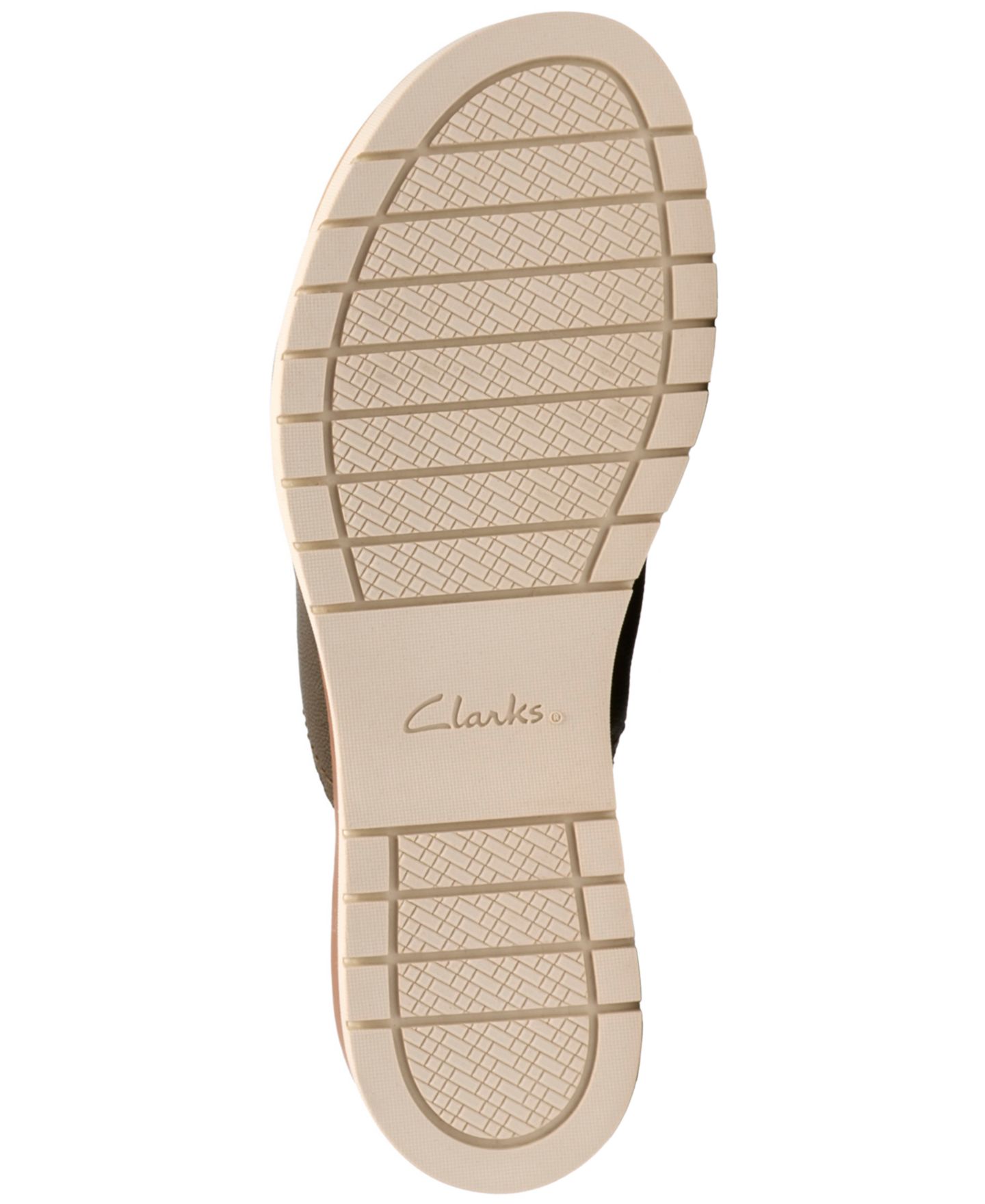 Женские сандалии Clarks Diaz Slide Open Toe Wedge, цвет: Тёмный оливковый кожаный — фото 5