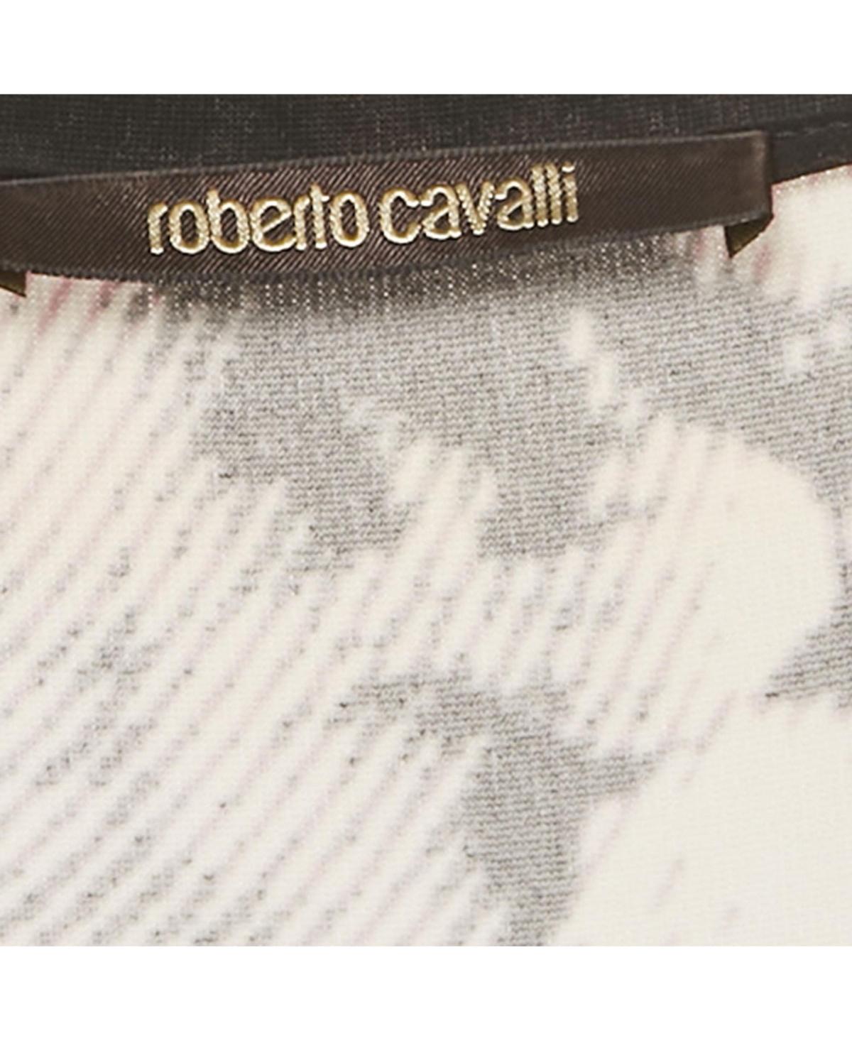 Pre-Owned Roberto Cavalli Women's Multicolor Printed Jersey Midi Dress