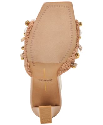 Women's Tylah Beaded Square Toe Dress Sandals