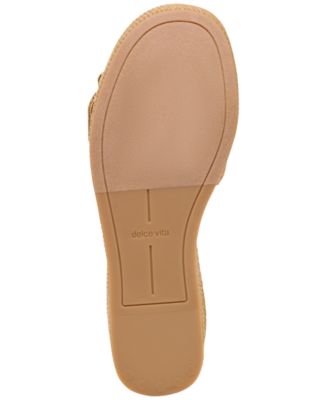 Women's Jilian Raffia Buckle Platform Slide Wedge Sandals