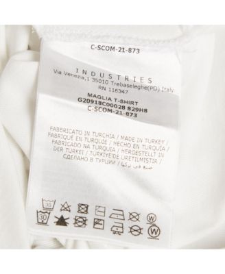 Men's Blue Pixelated Logo Jersey Crewneck T-Shirt