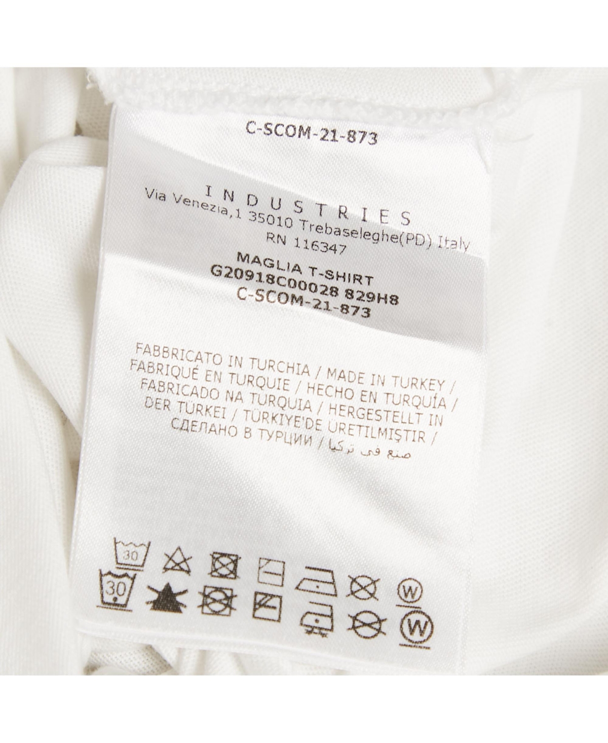 Pre-Owned Moncler Men's Blue Pixelated Logo Jersey Crewneck T-Shirt