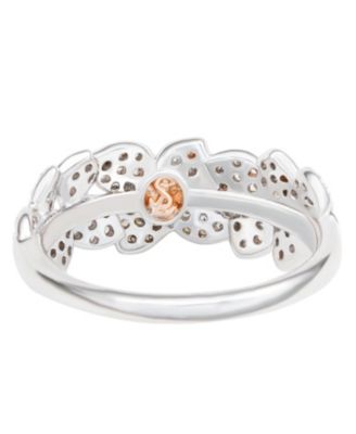 Suzy Levian Sterling Silver Emerald Cut Topaz And White Topaz Pendant