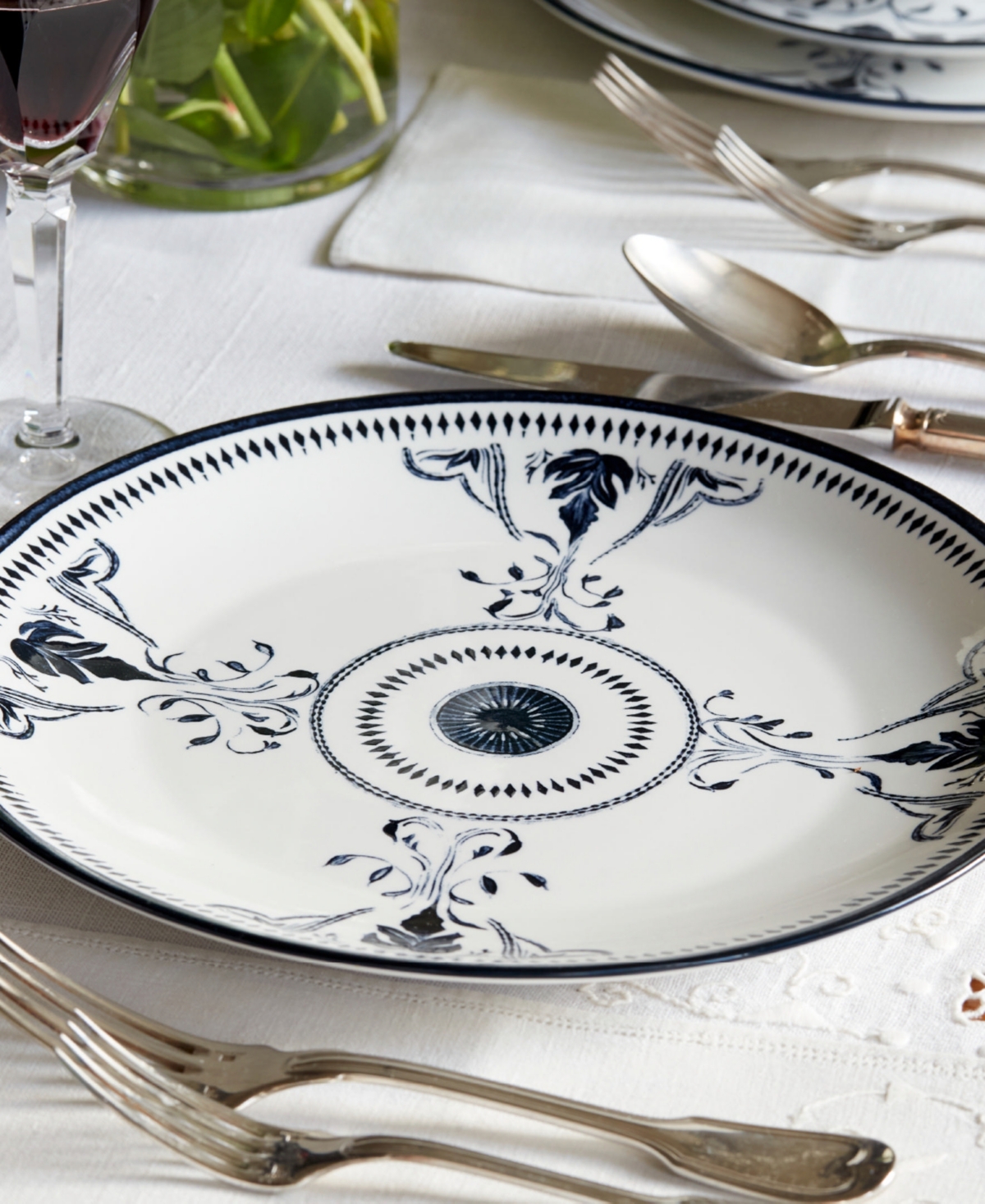 Lemieux Et Cie Bruges 4-Pc. Dinner Plates, Services for 4