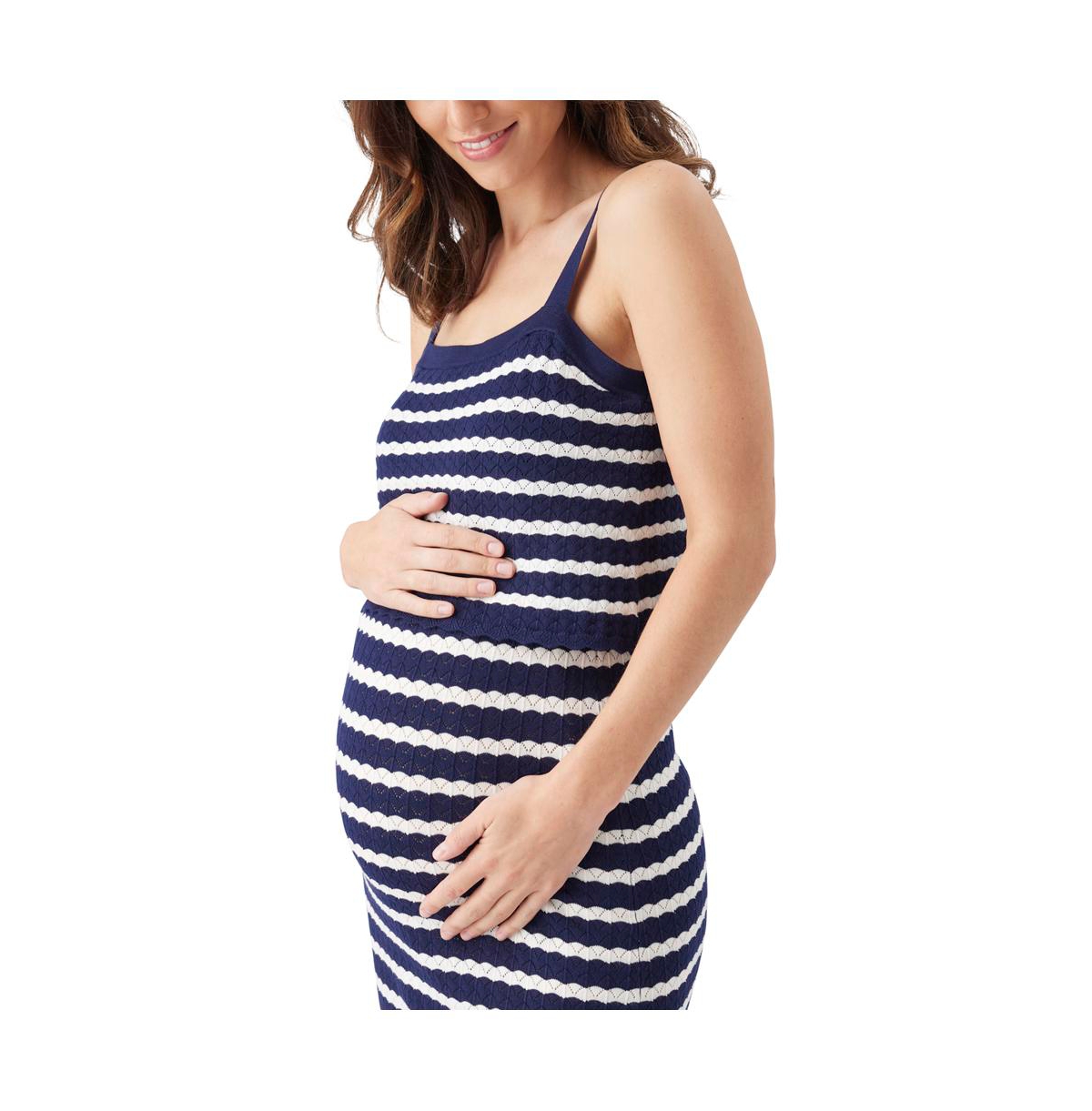 Ripe Maternity Pointelle Knit Nursing Dress