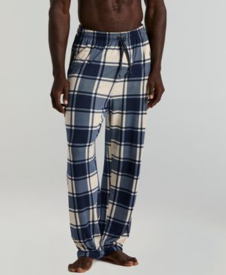 Men's Deluxe Touch Plaid Pattern Sleepwear Pants