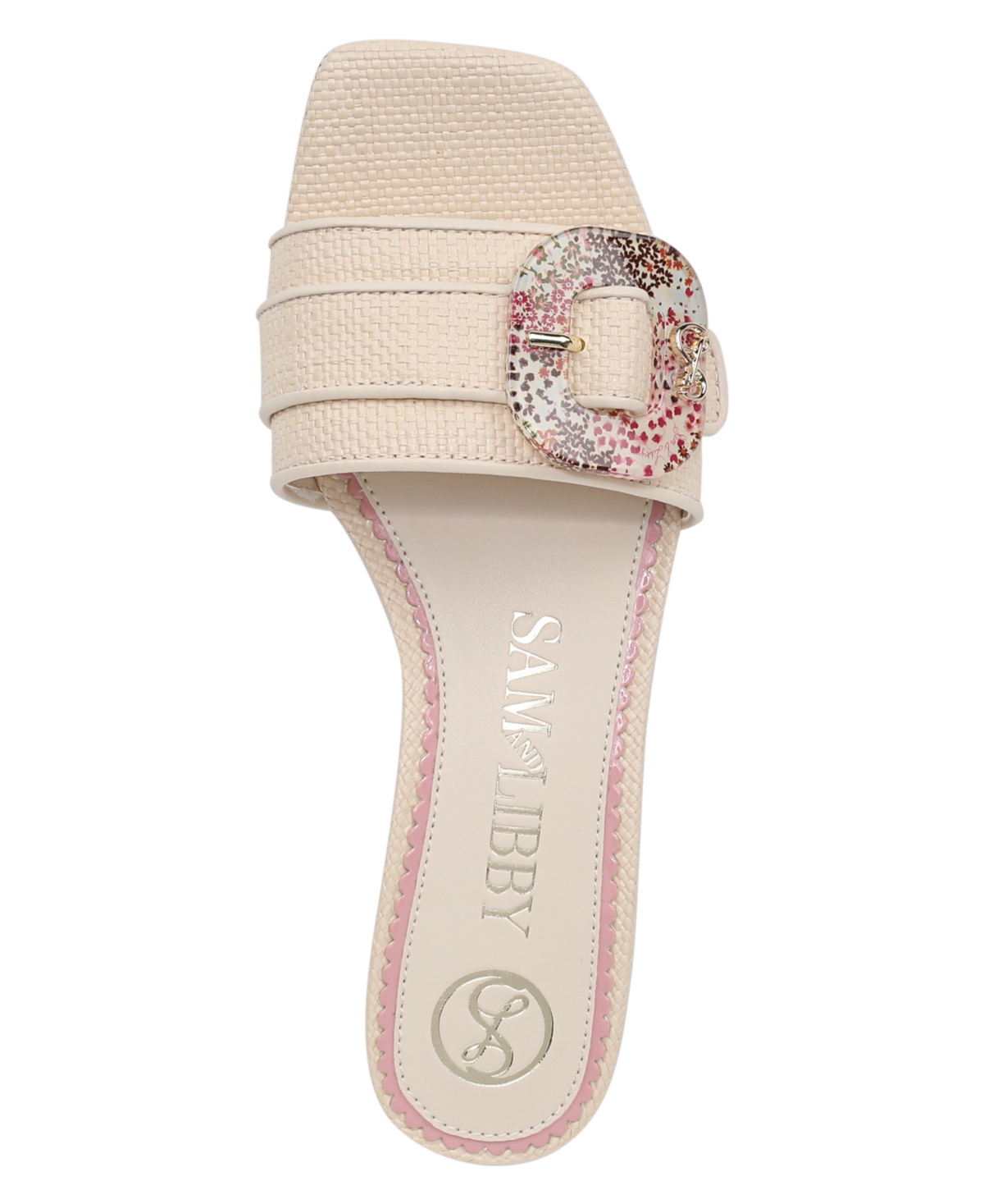 Sam and Libby Women's Kandie Low Block Heel Slides Sandals