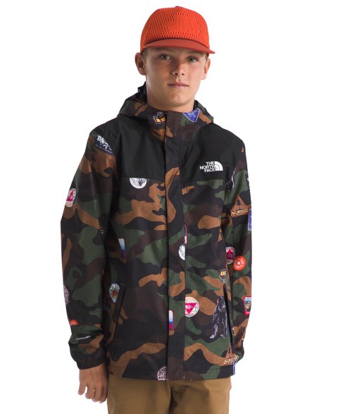 Детская дождевая куртка The North Face Antora с принтом