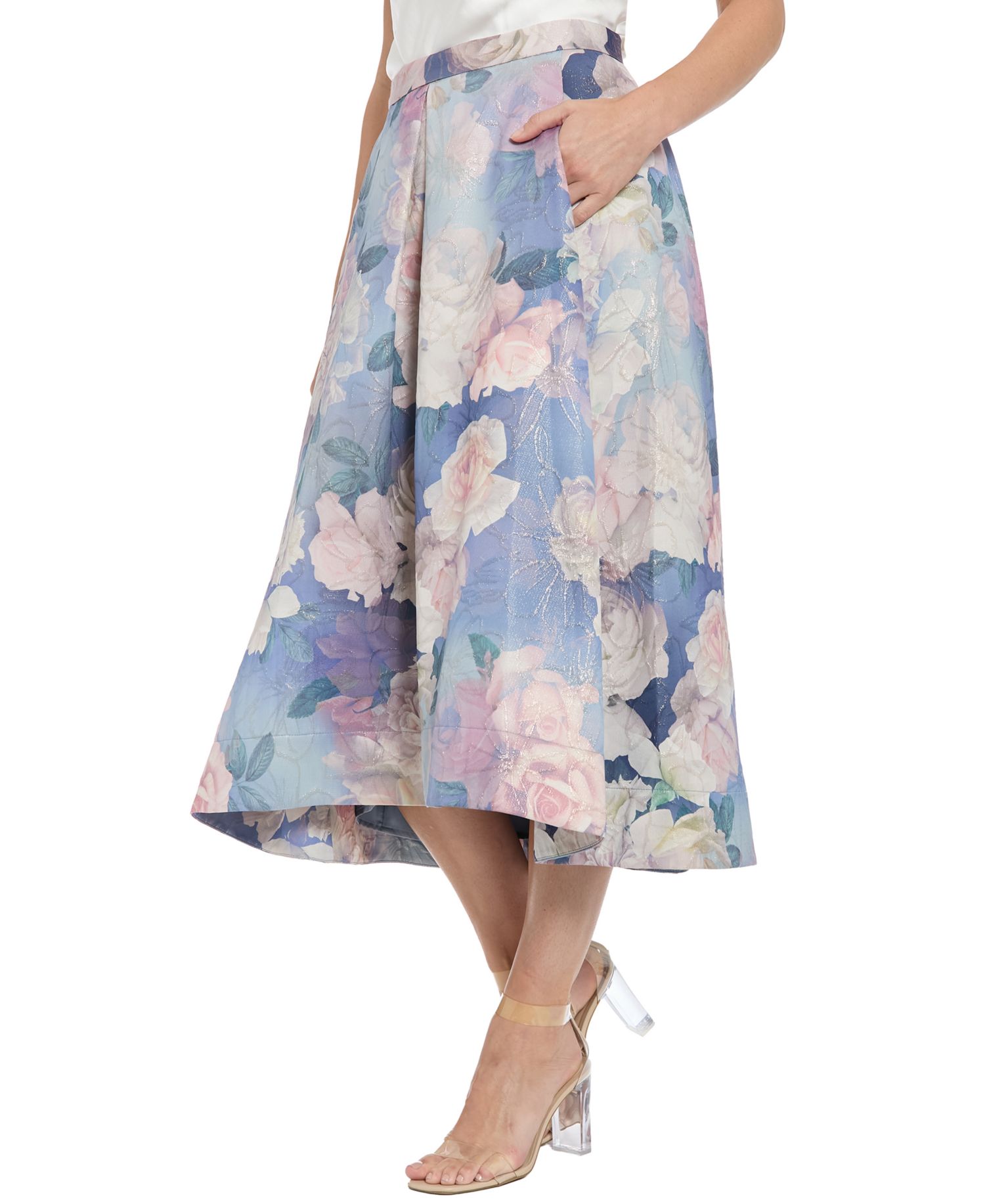 Women's Pleated Organza Skirt