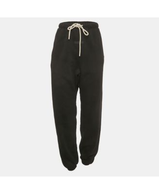 Men's Black Cotton Sweatpants