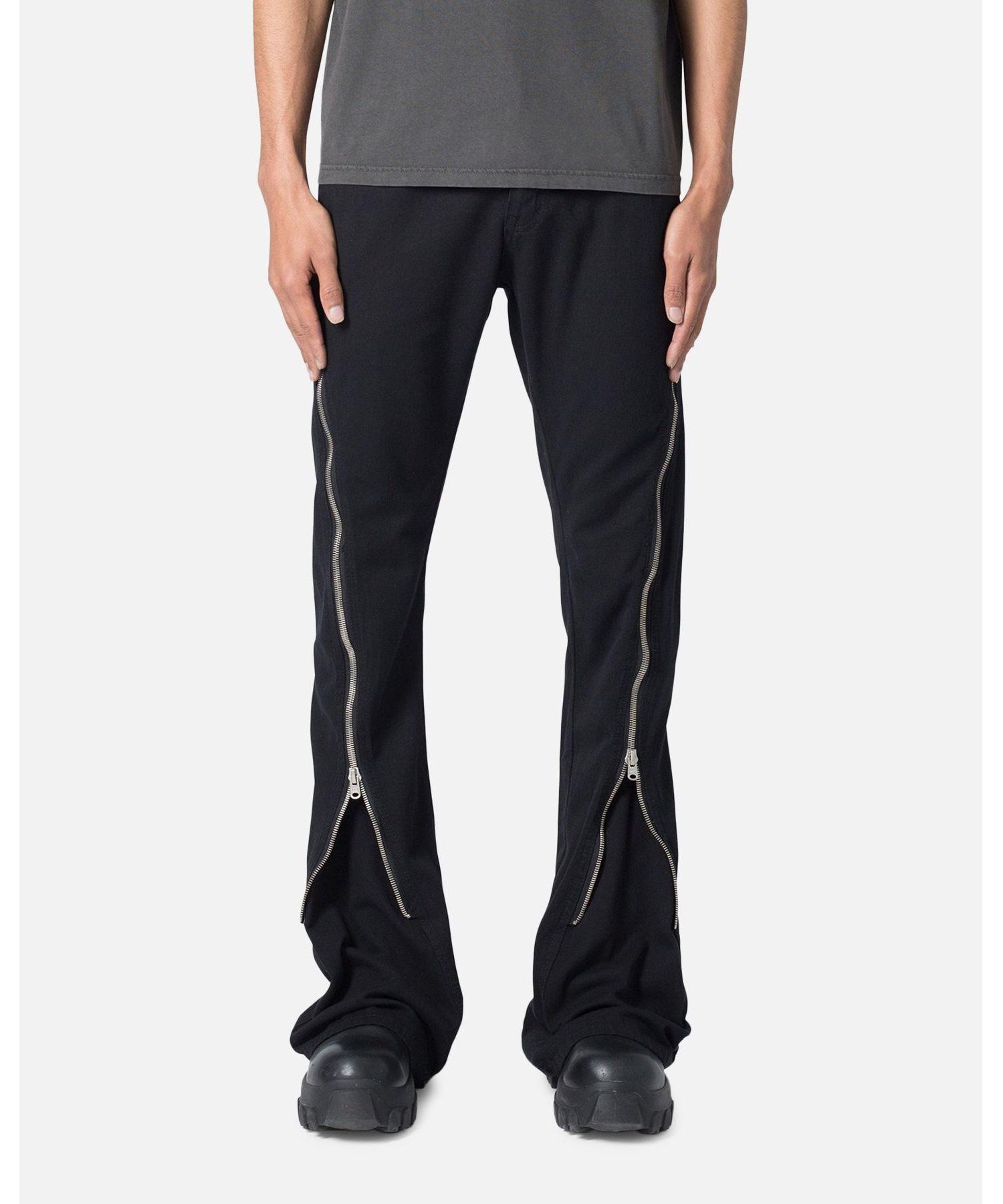Men's D519 Zipper Flare Denim Jeans
