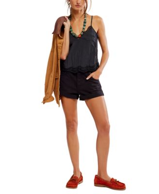 Women's Cali Cuffed Mid Rise Shorts