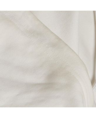 Men's White Logo Print Cotton Oversize Hoodie