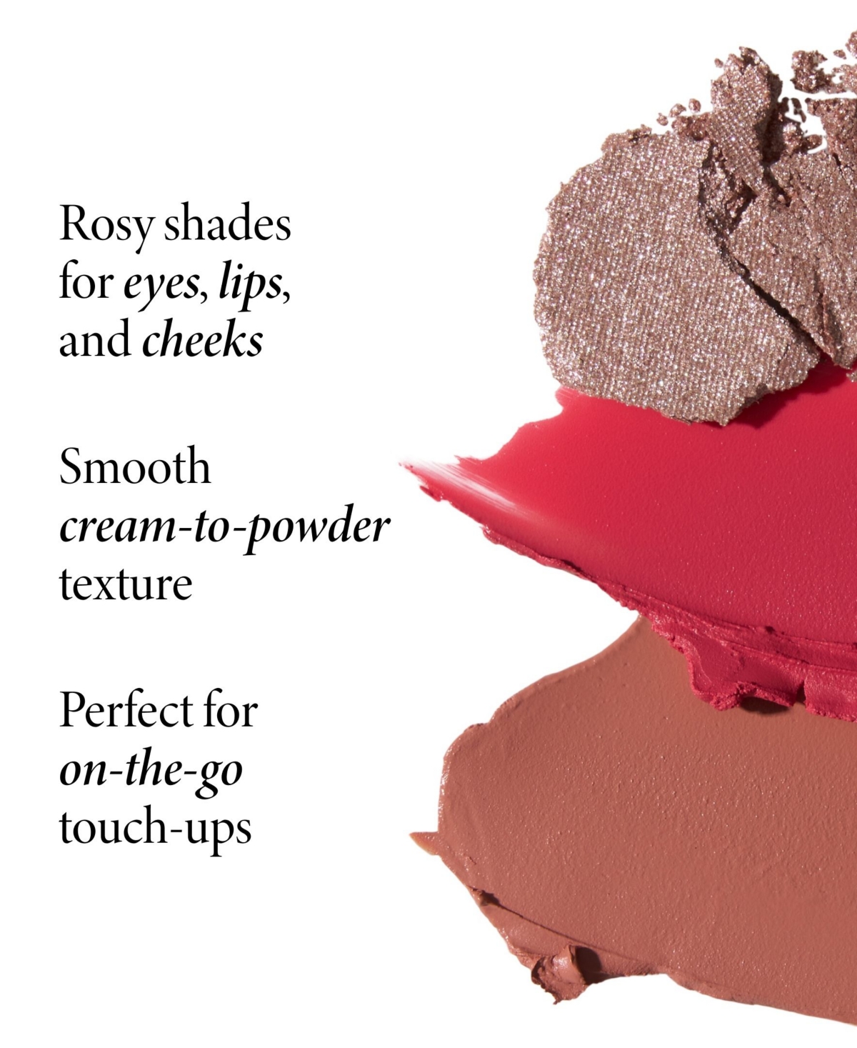 Laura Geller Beauty Multitask Eye, Lip, Cheek Palette Rosy and Bright Palette, 0.11 oz.