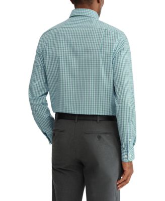 Men's Multi Plaid Long-Sleeve Dress Shirt