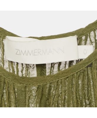 Women's Olive Green Ramie & Cotton Belted Jumpsuit