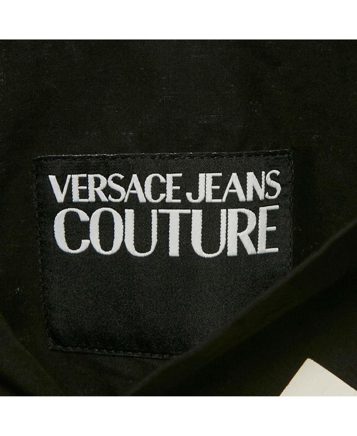 Pre-Owned Versace Men's Jeans Couture Black Printed Cotton Shirt