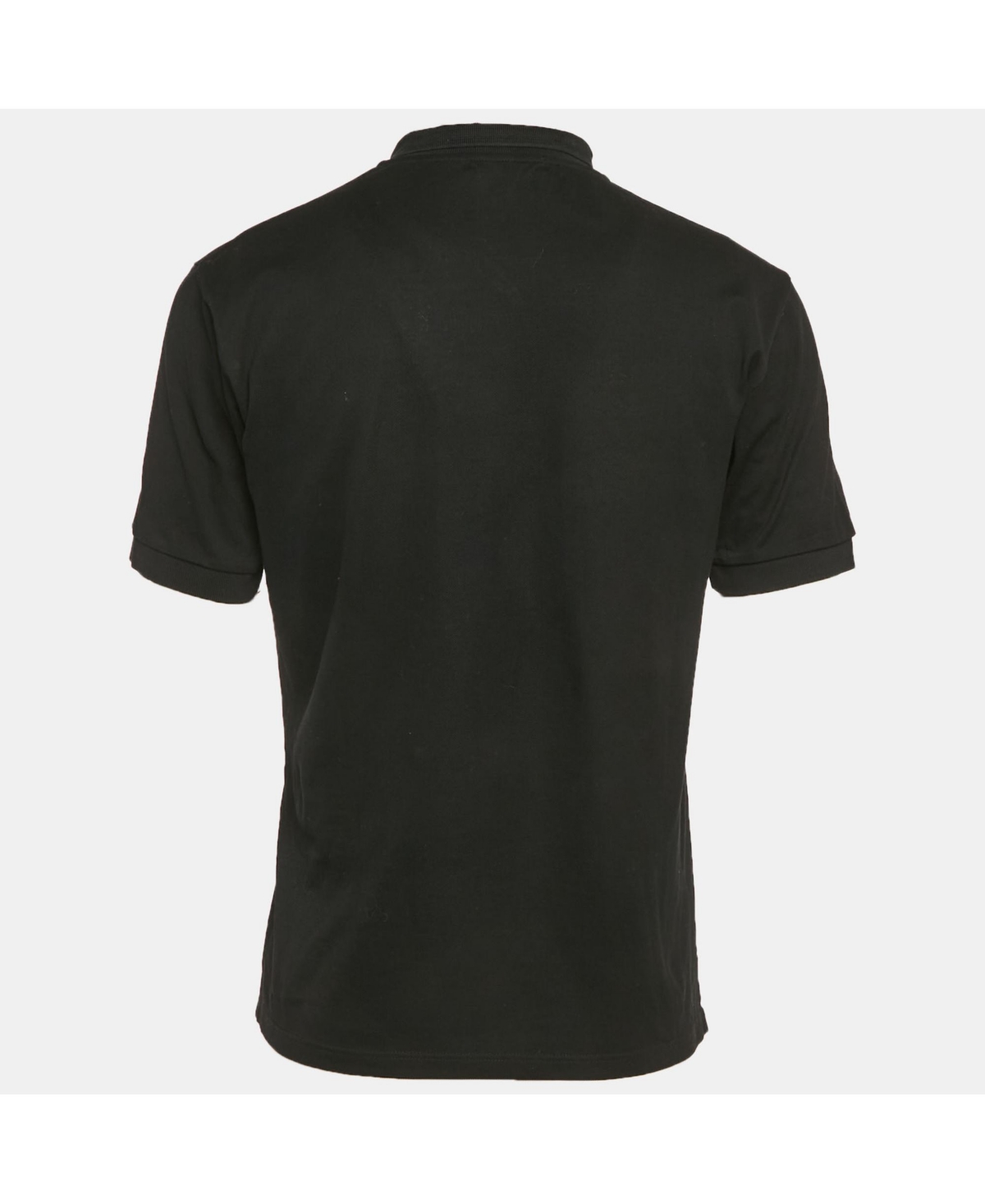 Pre-Owned Alexander Mcqueen Men's Black Jersey Polo T-Shirt