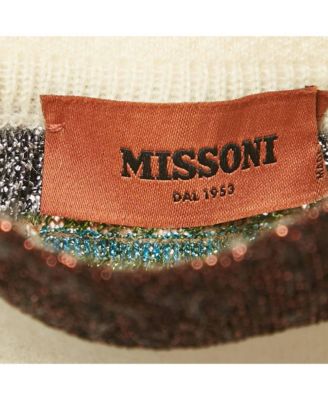 Women's Multicolor Lurex Knit Mini Skirt