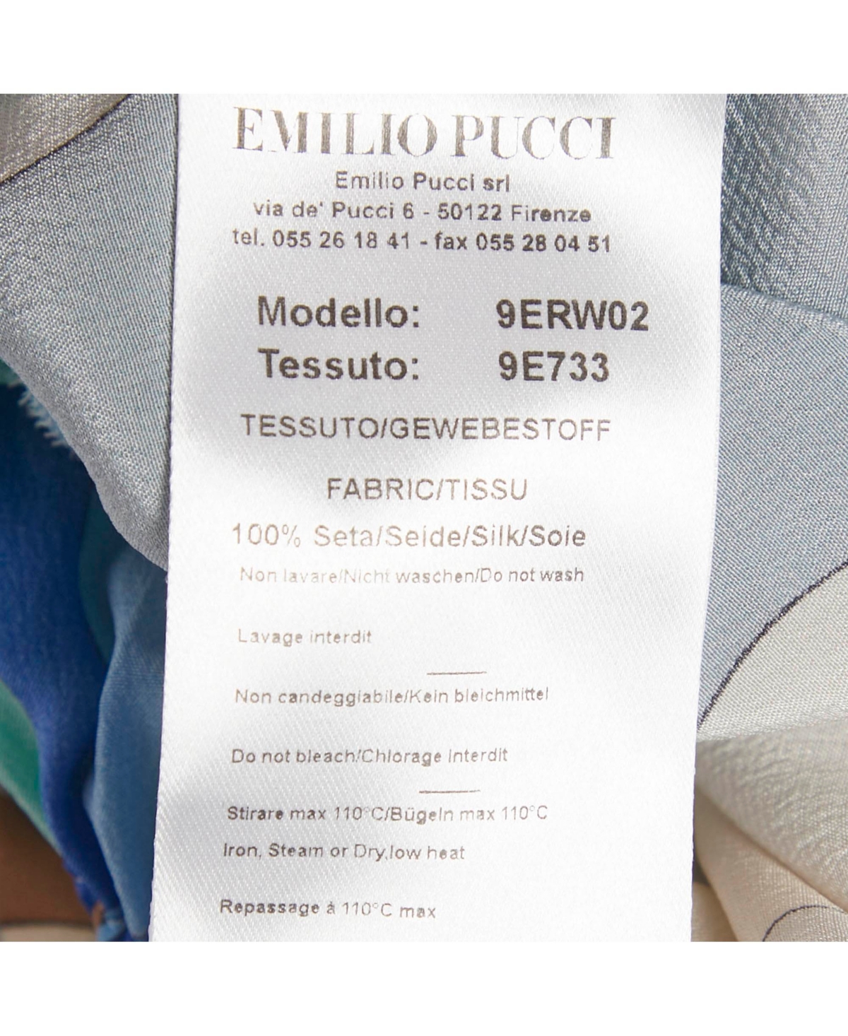 Pre-Owned Emilio Pucci Women's Multicolor Printed Silk Sheer Maxi Skirt