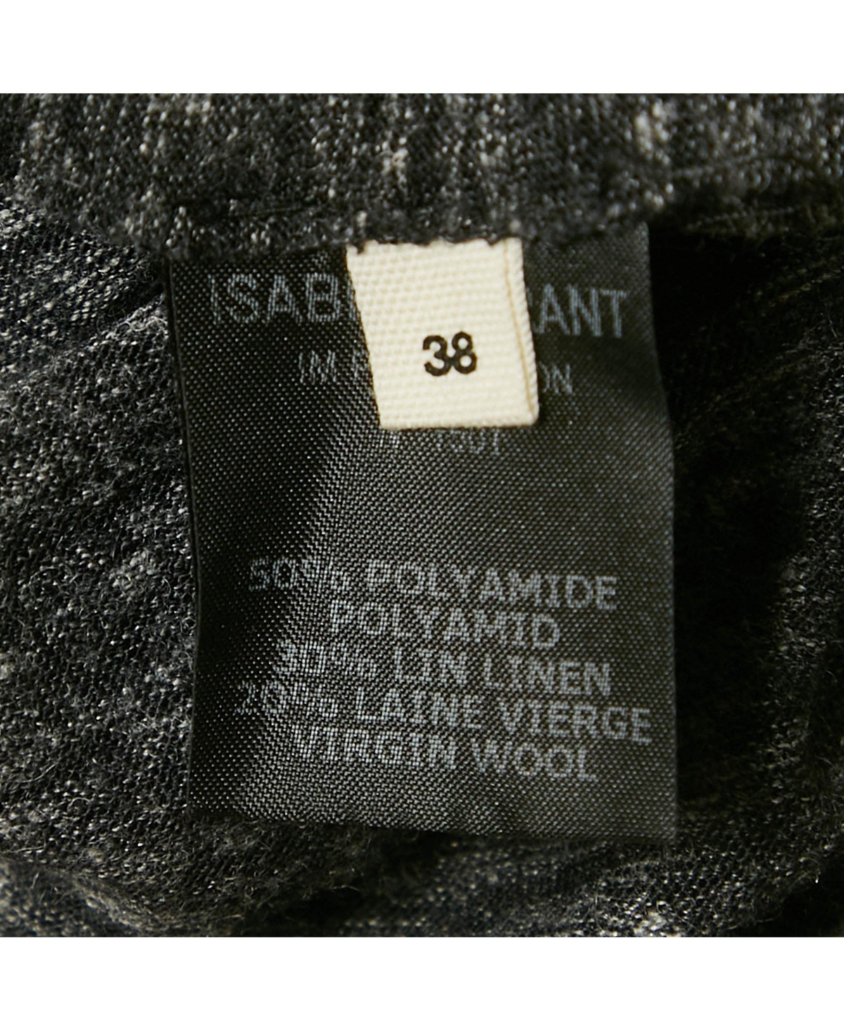 Pre-Owned Isabel Marant Women's Etoile Grey Jersey Ruffled Mini Skirt