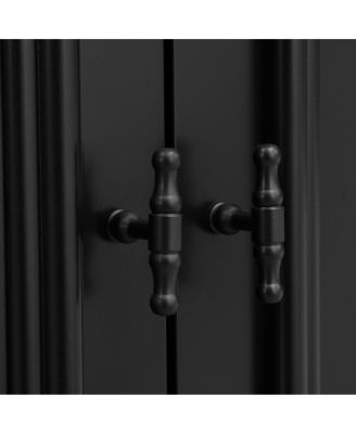 Elegant 4-Piece Entertainment Center with Bookshelf & TV Stand