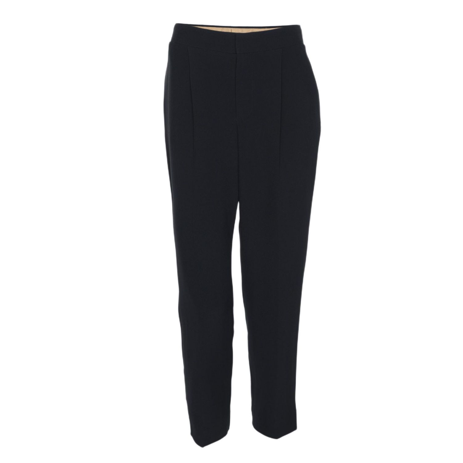 Women's Deep Navy Crepe Trousers
