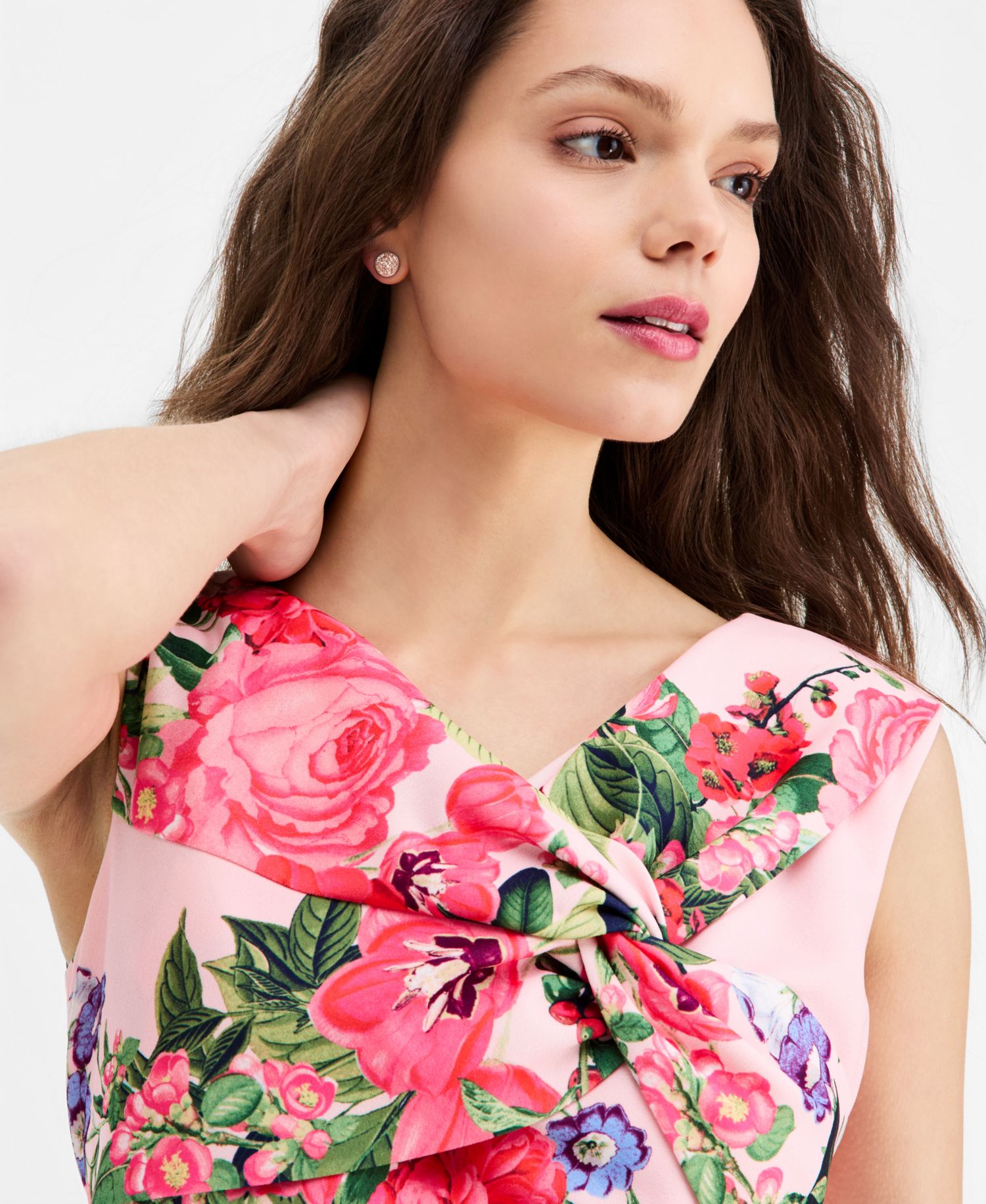 Women's Twisted-Detail Sheath Dress