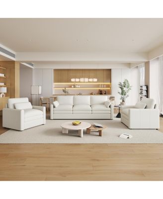  Cozy Upholstered Oversized Comfy Cloud Sofa