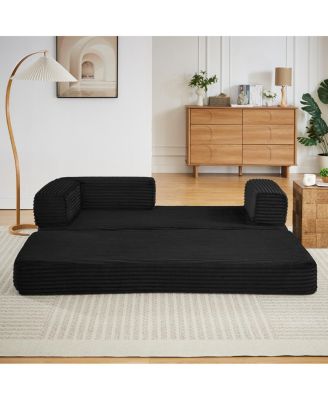  Loveseat Sofa, Cloud Boneless Couch, Modern Modular Sectional, Oversized