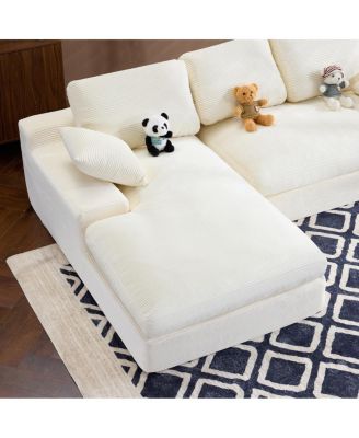 Corduroy Compressed Sofa: Soft, Skin-Friendly, Easy to Move