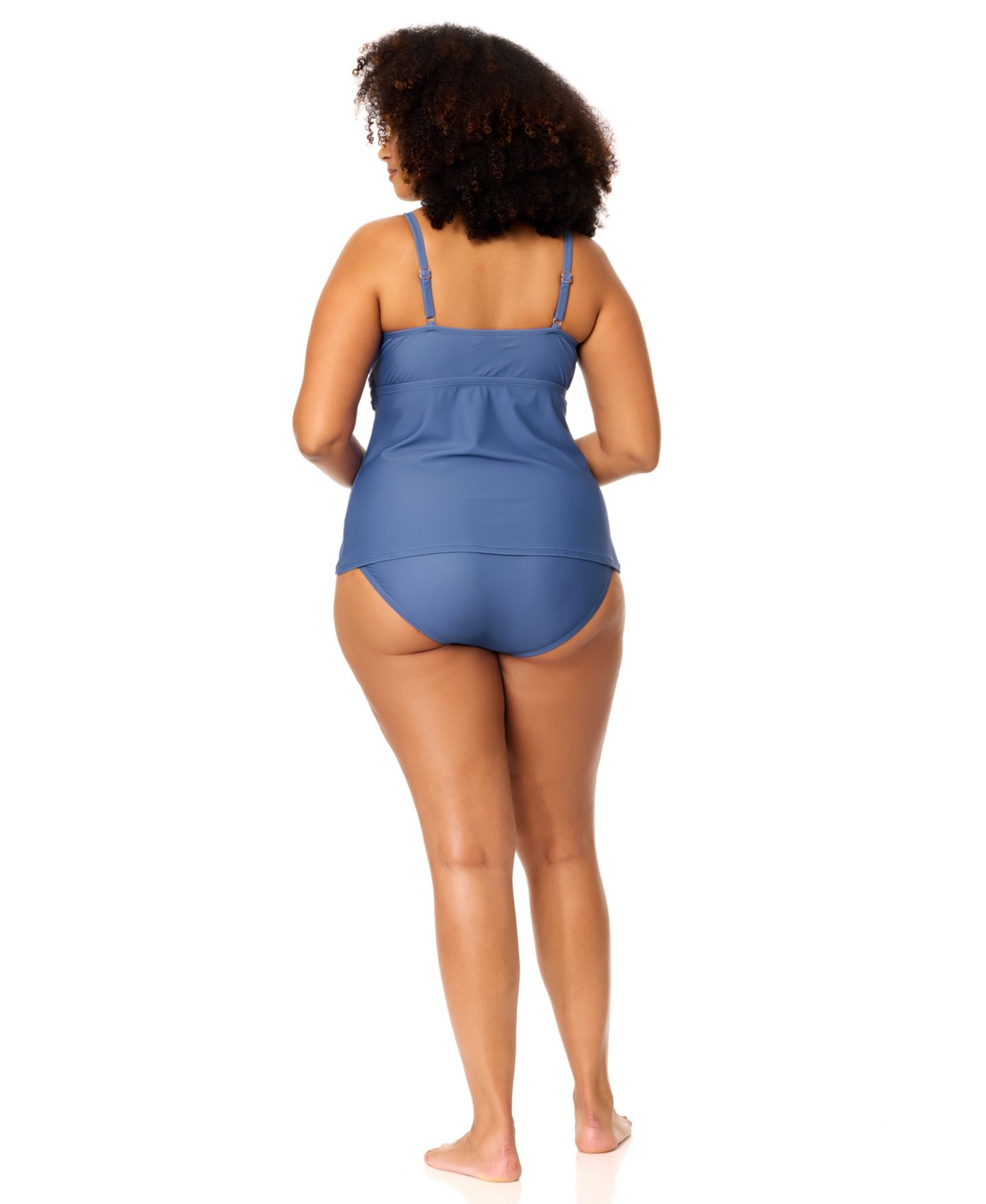Верх бикини Tankini, на косточках — Raisins Curve, цвет: Сланцевый синий — фото 5