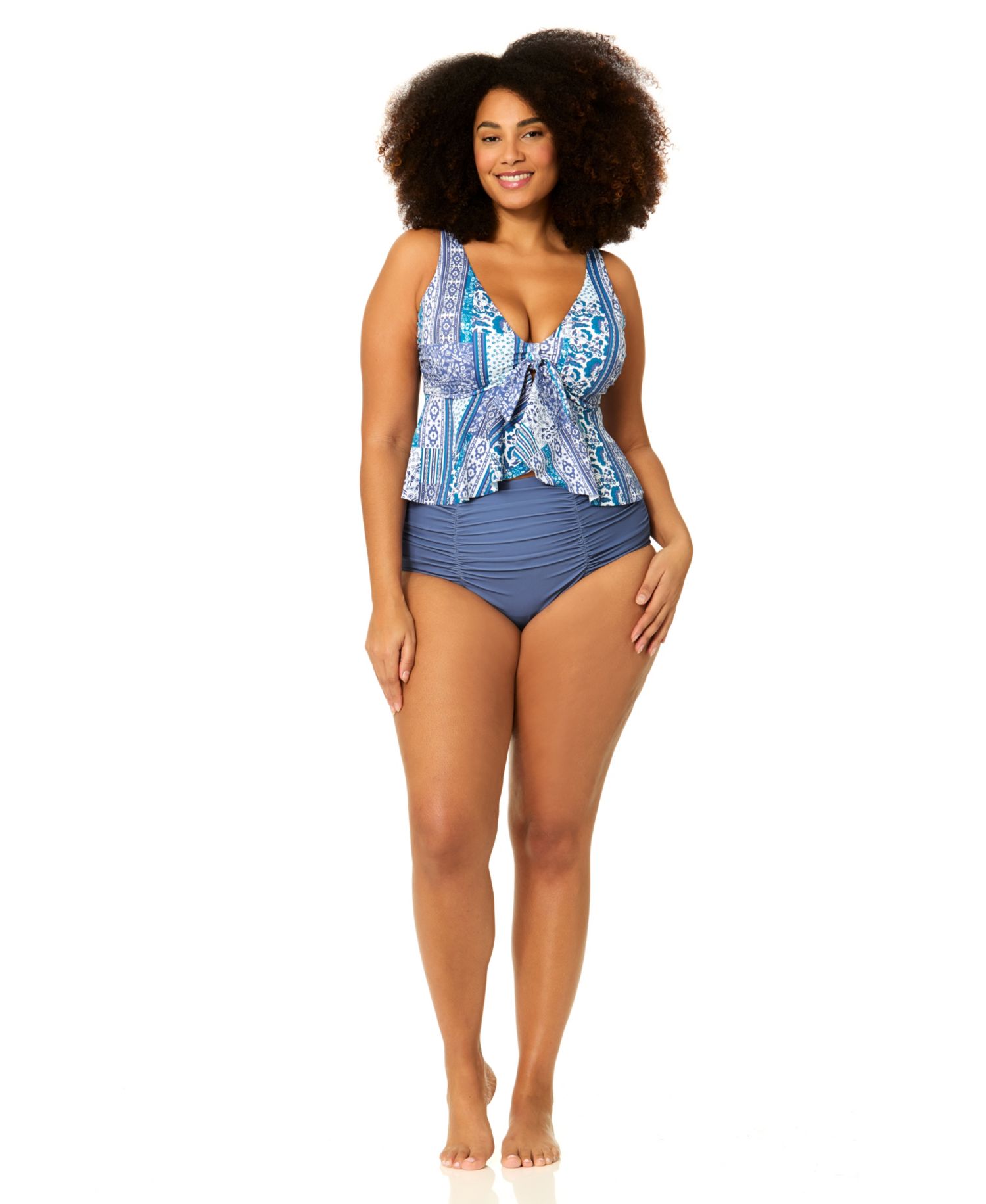 Plus Size Underwire Topanga Bra and Bottoms