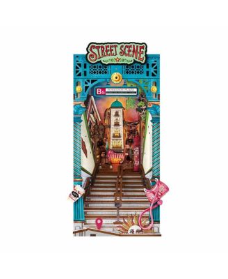 DIY 3D Book Nook Kit: Street Scene 196 pieces