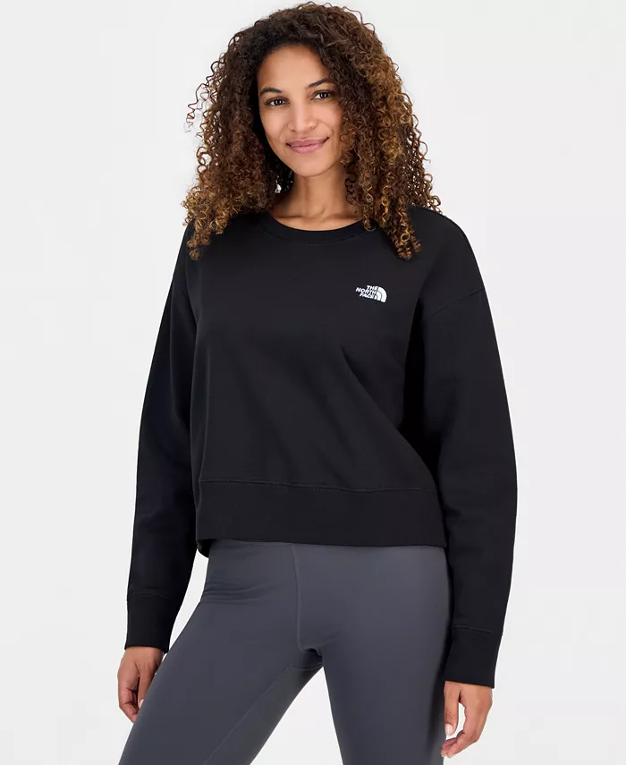 Women's Evolution Cotton Half Dome Logo Crop Sweatshirt - thumbnail 4