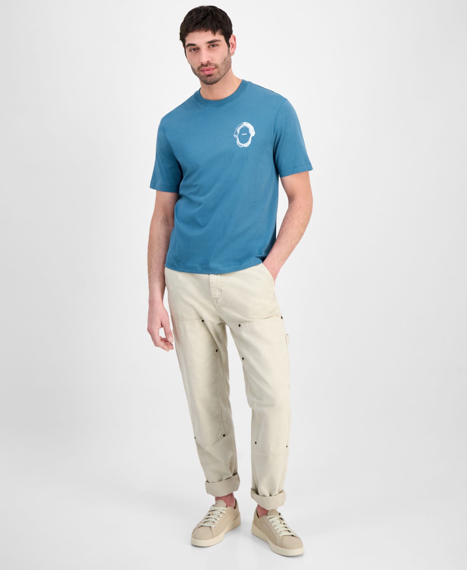 Men's Shark Print T-Shirt