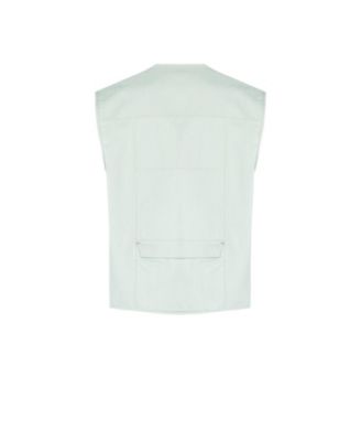 Men's Linen Blend Free Heaven Vest With Pocket