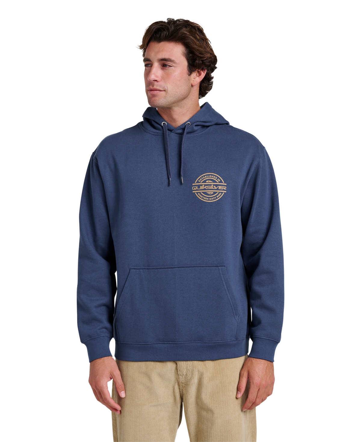 Quiksilver Men's Graphic Long-Sleeve Hoodie