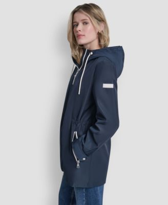 Women's Sporty Anorak Hooded Raincoat