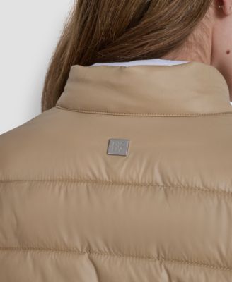 Women's Packable Moto Collar Short Coat