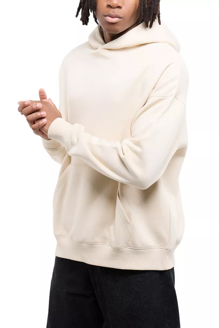 Men's Oversized Drop-Shoulder Long-Sleeve Pullover Hoodie - thumbnail 3