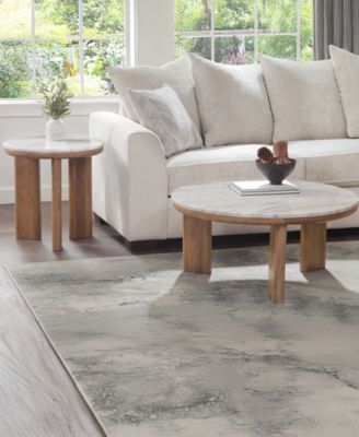 Layla 2-Pc. Marble Coffee and End Table Set