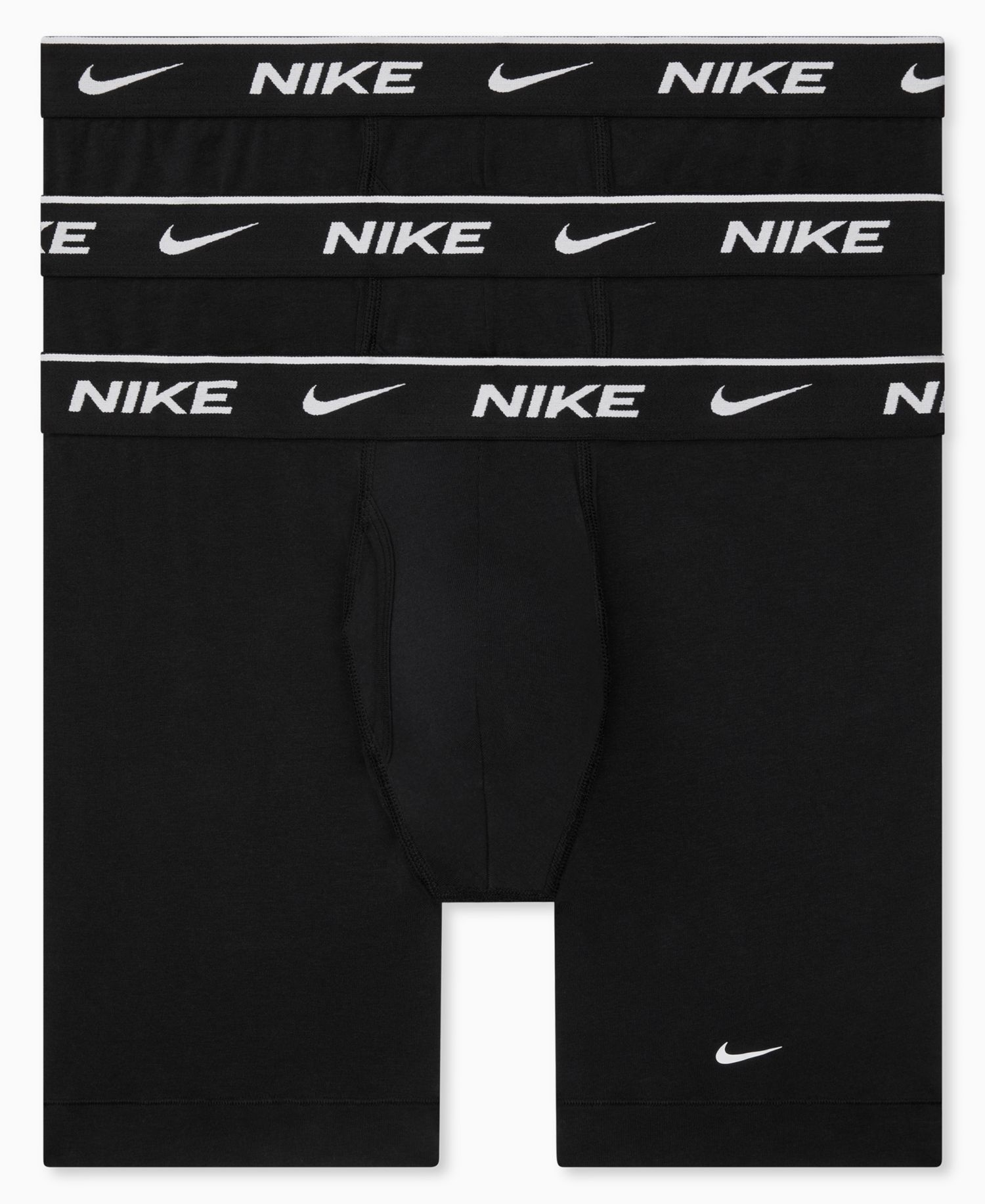 Mens Dri-FIT Essential Cotton Stretch Boxer Briefs, 3-Pack